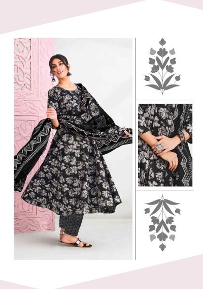 Suryajyoti Rashi Vol-3 – Anarkali Style Kurti Pant With Dupatta - Wholesale Catalog