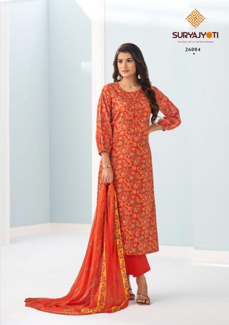 Suryajyoti Suhana Vol-26 – Dress Material - Wholesale Catalog