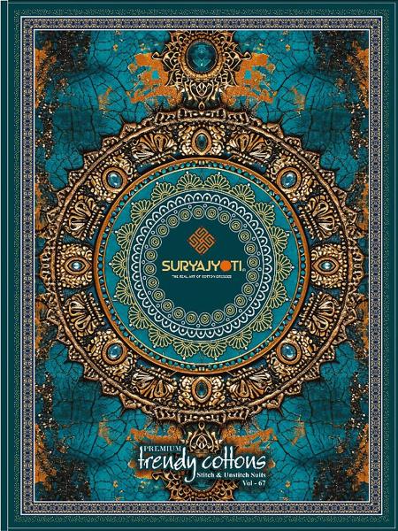 Suryajyoti Trendy Cotton Vol-67 – Dress Material - Wholesale Catalog