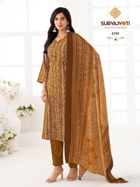 Suryajyoti Trendy Cotton Vol-67 – Dress Material - Wholesale Catalog