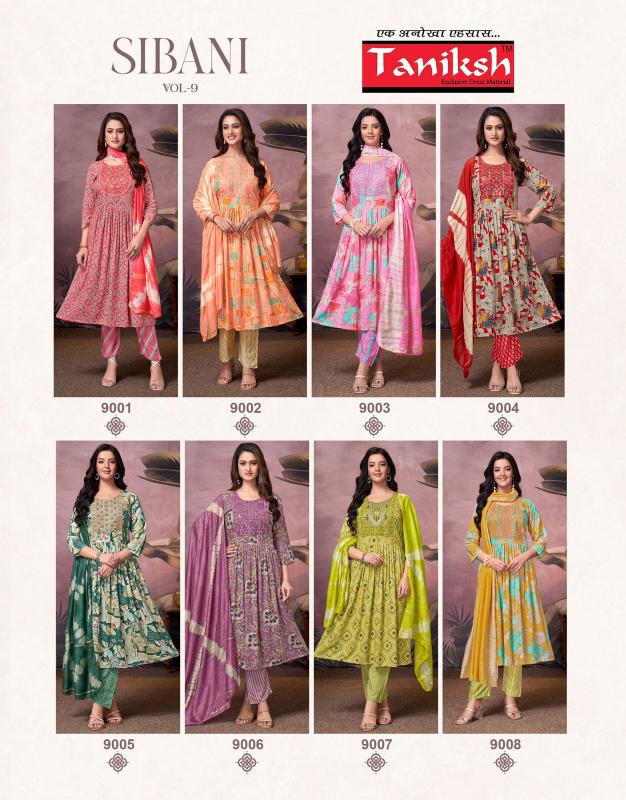 Taniksh Sibani Vol 9 catalog south indian kurti style