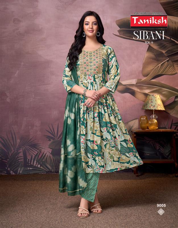 Taniksh Sibani Vol 9 catalog south indian kurti style