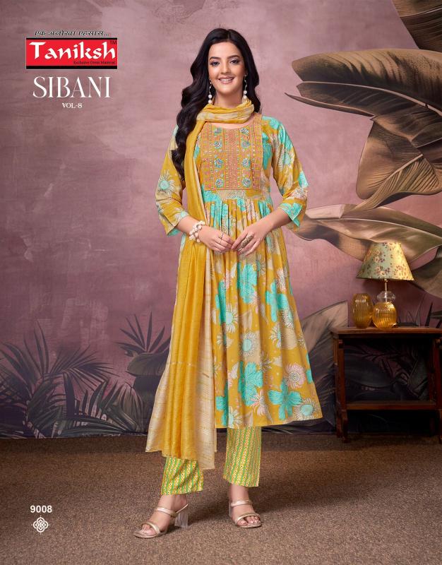 Taniksh Sibani Vol 9 catalog south indian kurti style