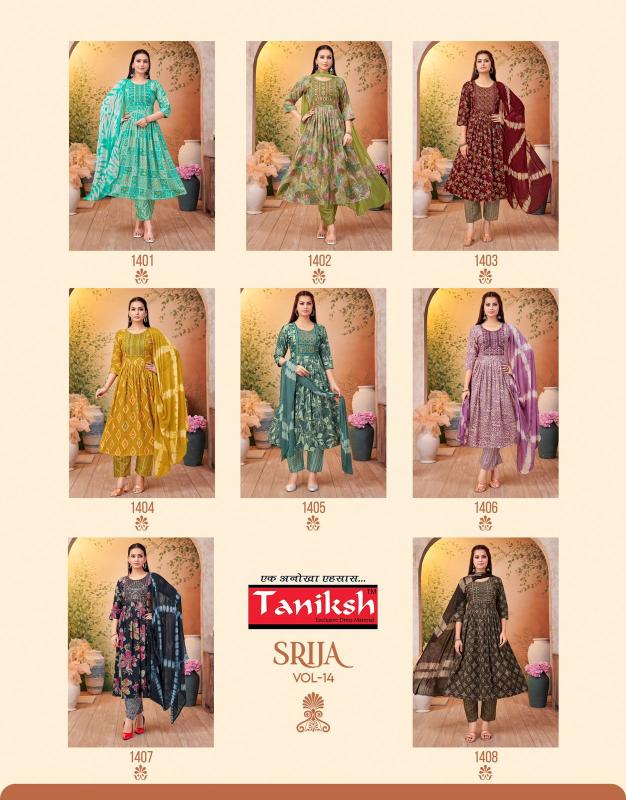 Taniksh Srija Vol 14 catalog indian kurti buy online