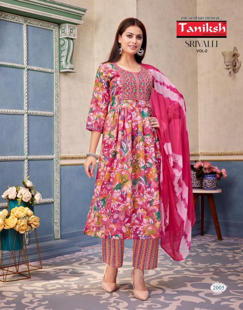 Taniksh Srivalli Vol 2 catalog w kurtis online in india