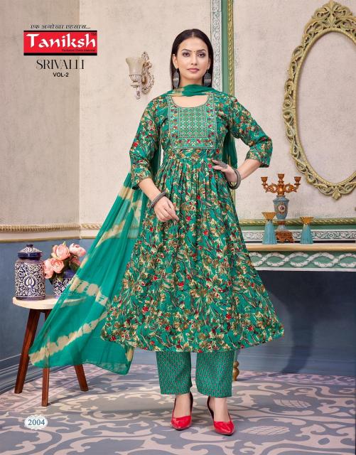 Taniksh Srivalli Vol 2 catalog w kurtis online in india