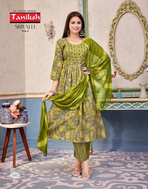 Taniksh Srivalli Vol 2 catalog w kurtis online in india