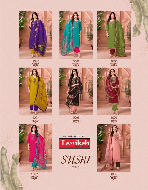 Taniksh Sushi vol 1 catalog top kurti brands in india 2025