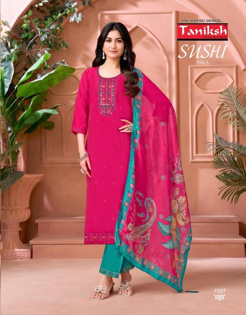 Taniksh Sushi vol 1 catalog top kurti brands in india 2025