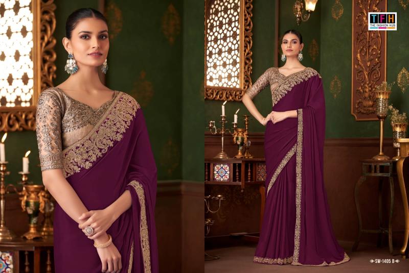 Tfh Sandalwood Sw 1405 Hits catalog surat saree kalyan