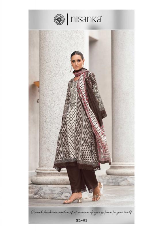 The Hermitage Shop Nisanka Elahe catalog designer salwar kameez wholesale in surat