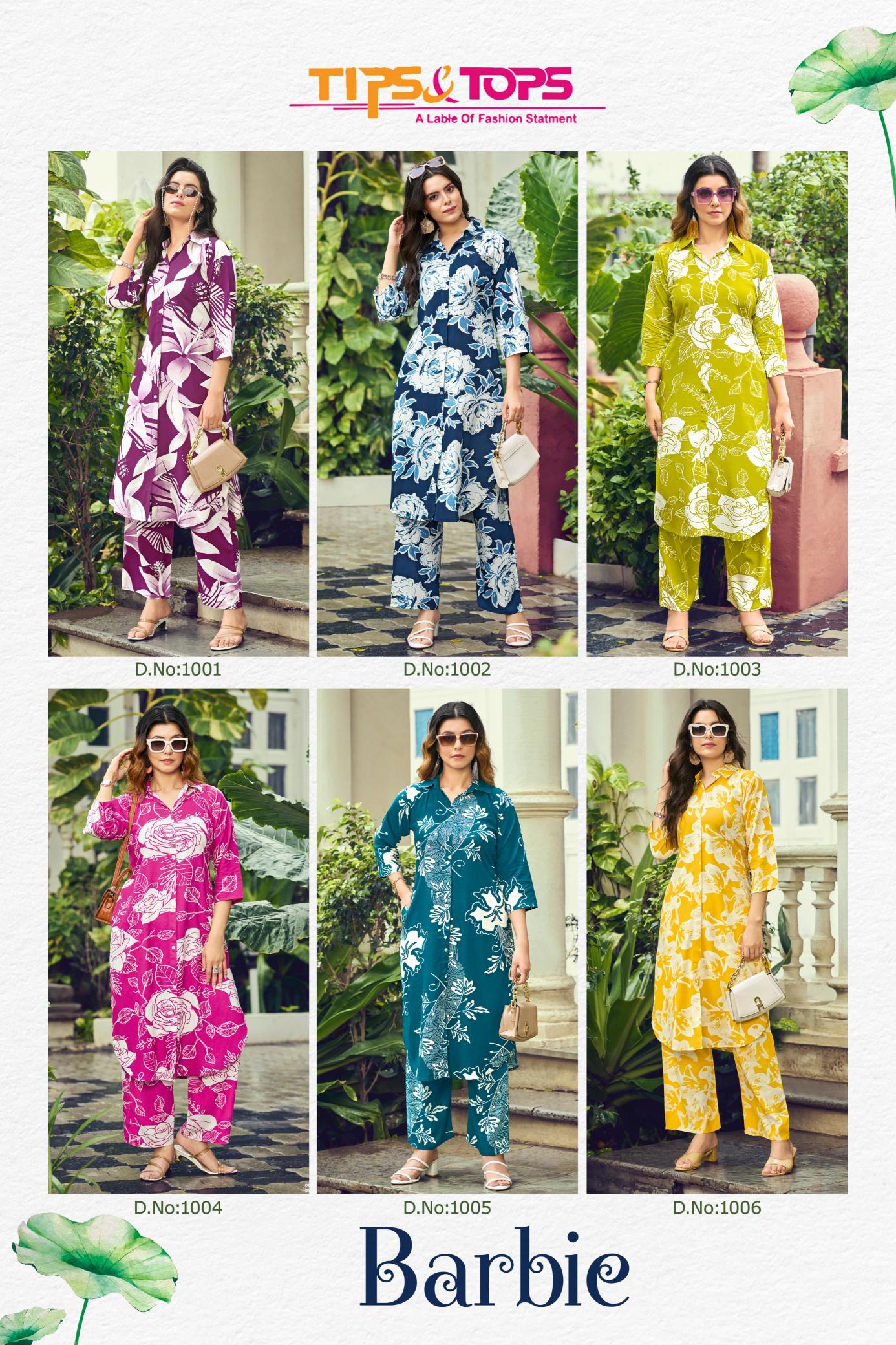 Tips & Tops Barbie catalog modest co ord set women