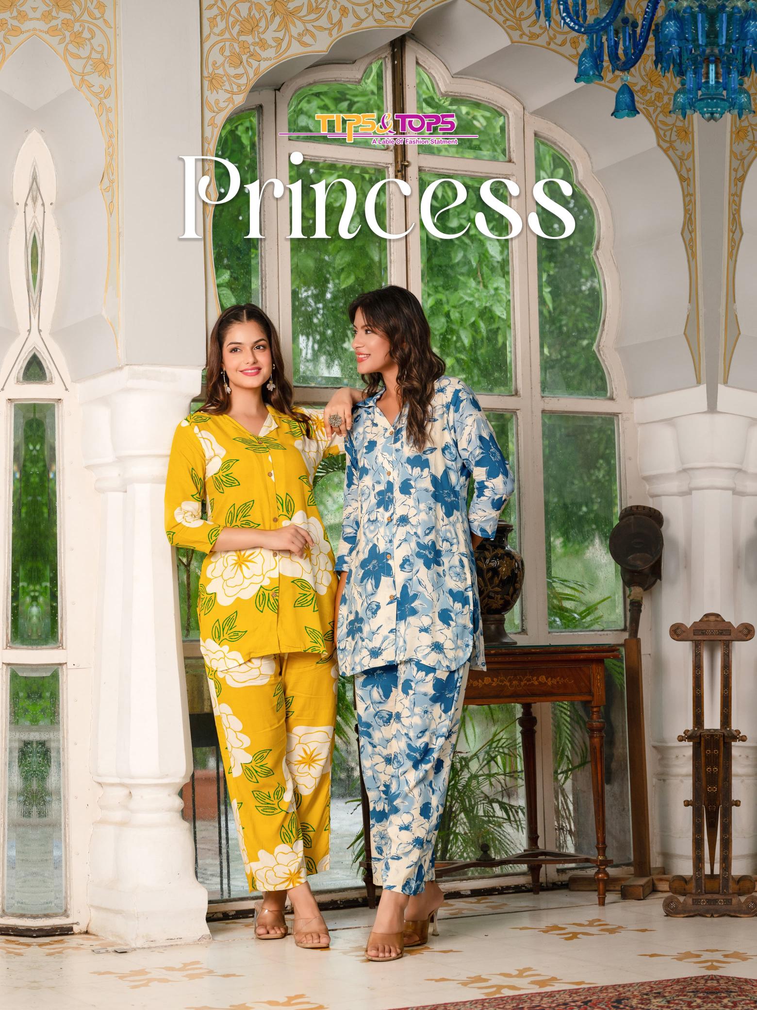 Tips & Tops Princess catalog reyon co ord sets wholesale