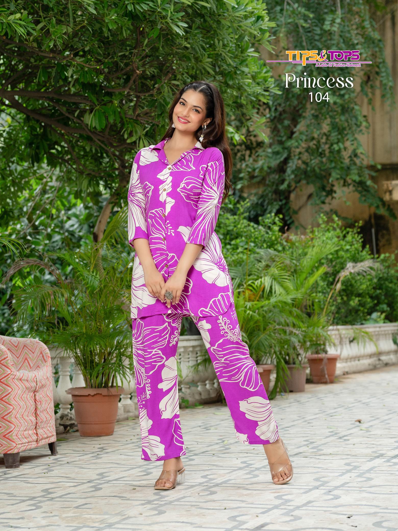 Tips & Tops Princess catalog reyon co ord sets wholesale