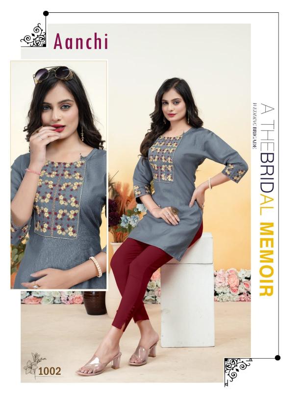 Trendy Aanchi vol 4 catalog rangmanch kurti online india