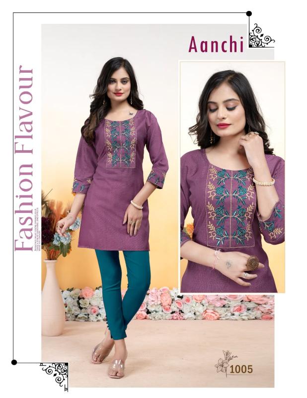 Trendy Aanchi vol 4 catalog rangmanch kurti online india