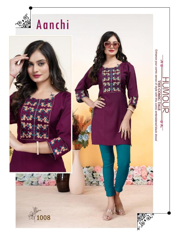 Trendy Aanchi vol 4 catalog rangmanch kurti online india