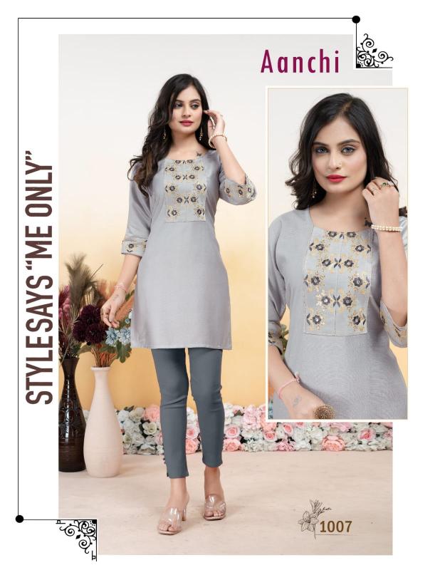 Trendy Aanchi vol 4 catalog rangmanch kurti online india