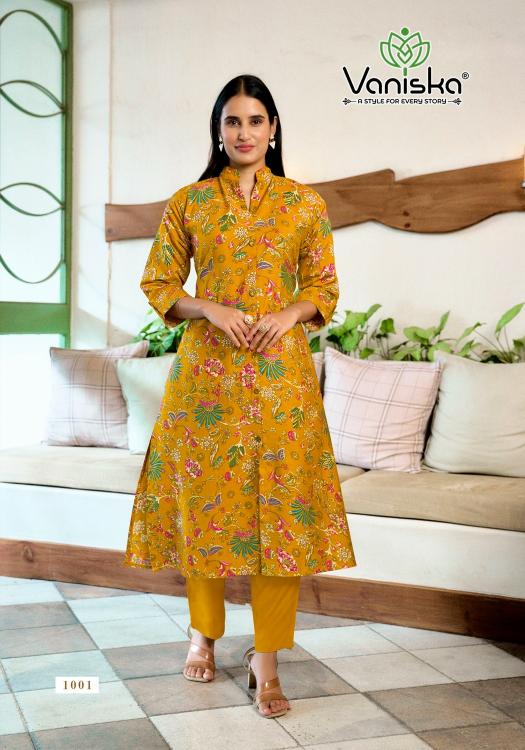 Vaniska Flower Velly Vol 1 indian ethnic kurtis