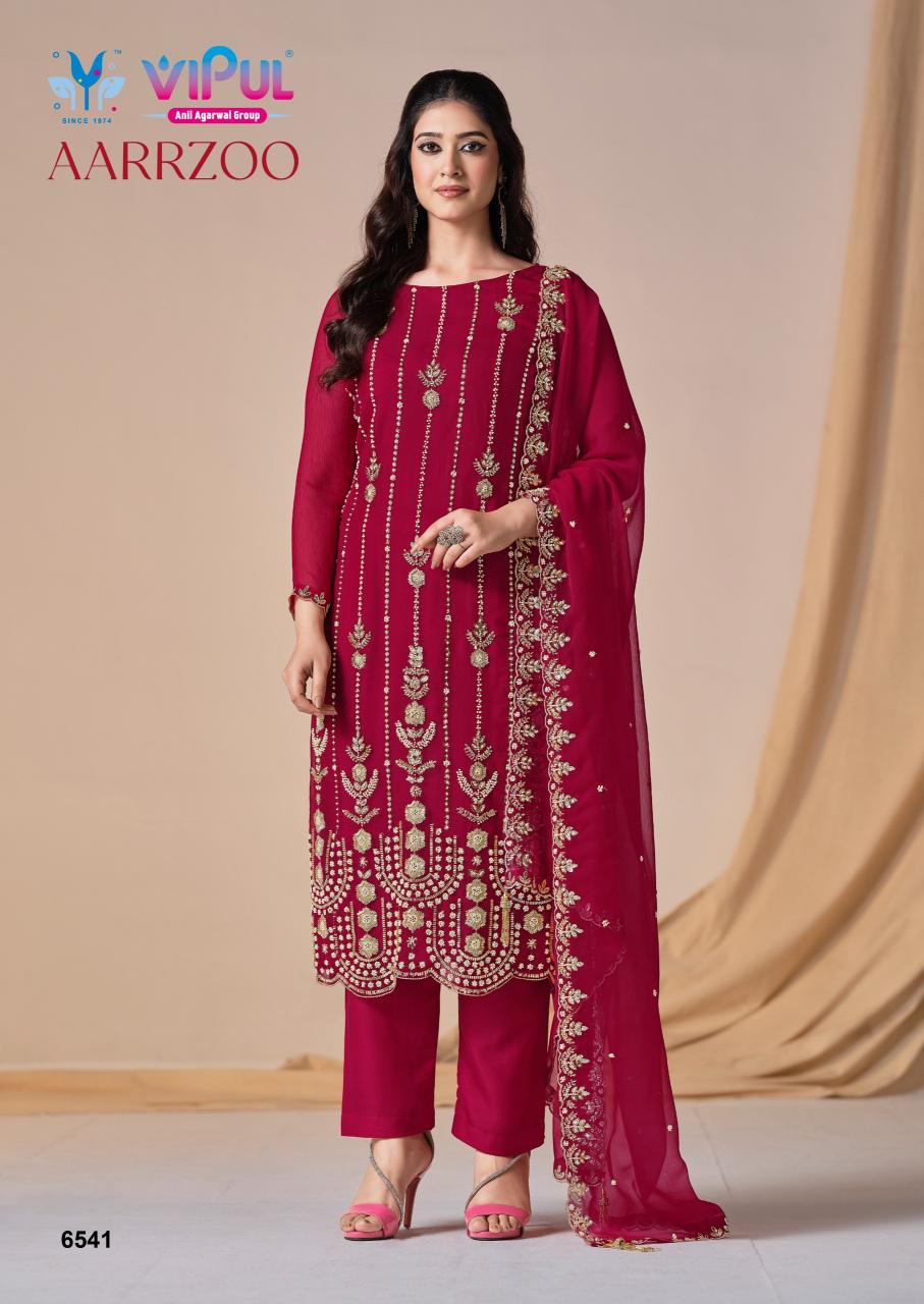 Vipul Aarrzoo catalog unstitched salwar kameez wholesalers in delhi