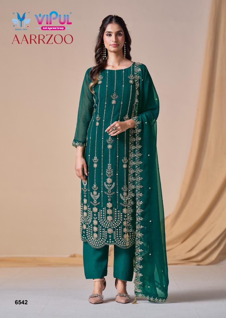 Vipul Aarrzoo catalog unstitched salwar kameez wholesalers in delhi