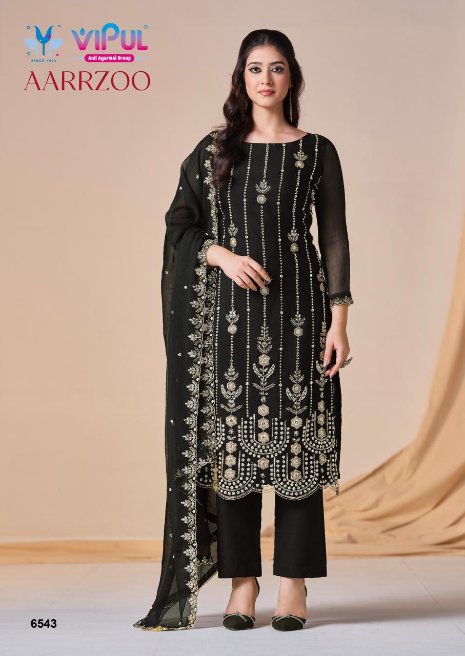Vipul Aarrzoo catalog unstitched salwar kameez wholesalers in delhi