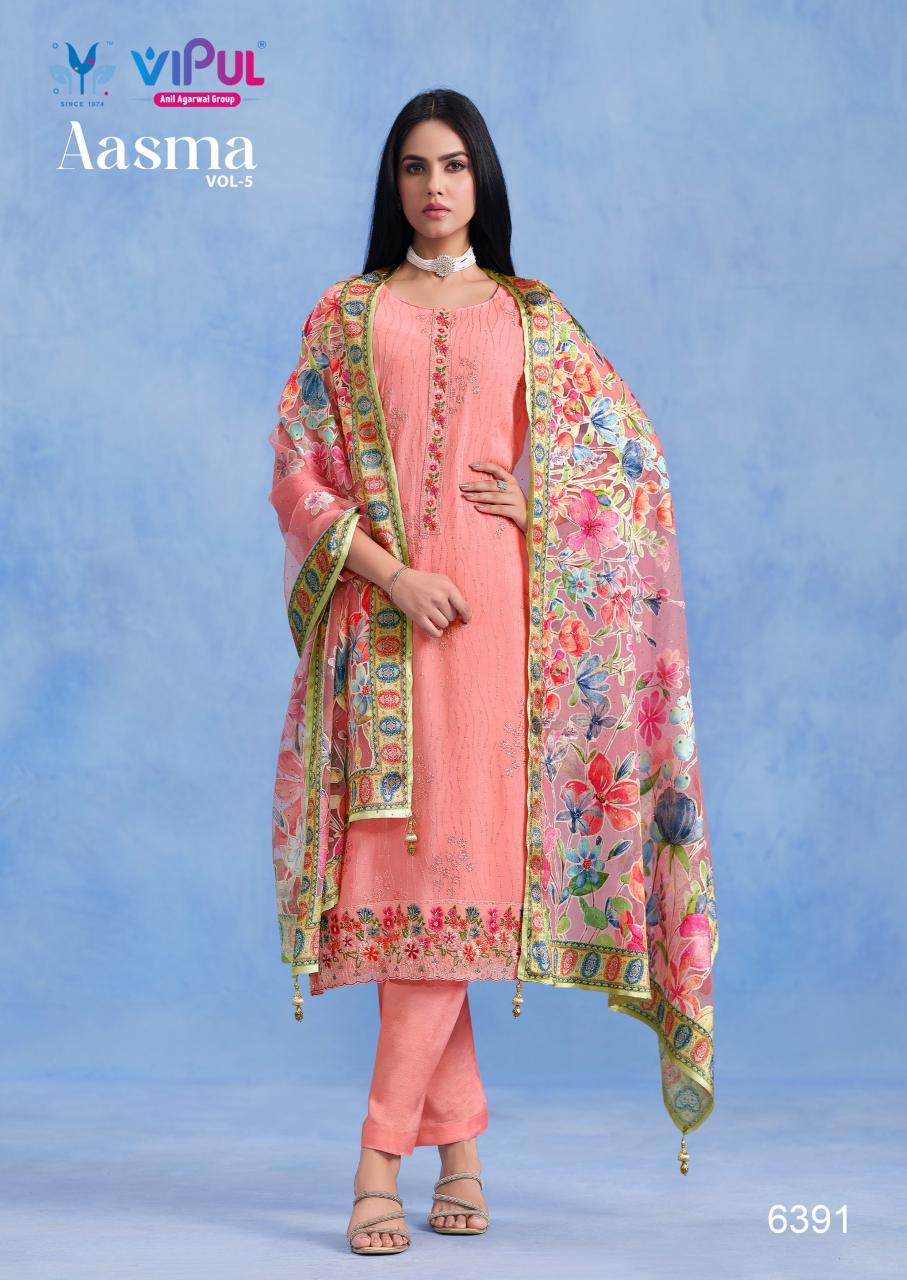 Vipul Aasma Vol 5 catalog wholesale salwar kameez online in india
