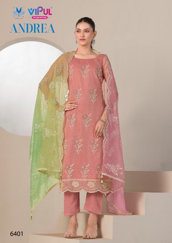 Vipul Andrea catalog designer salwar kameez at wholesale price