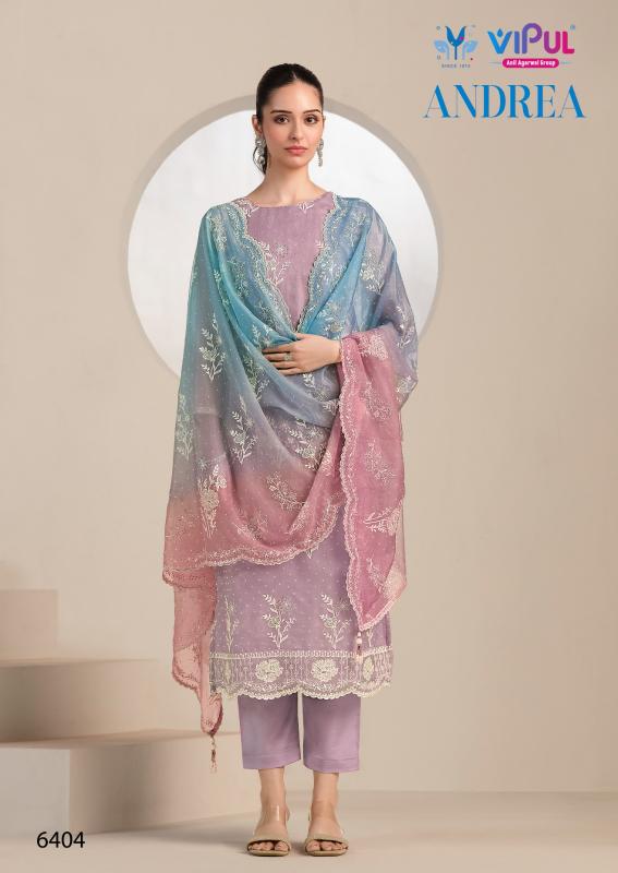 Vipul Andrea catalog designer salwar kameez at wholesale price