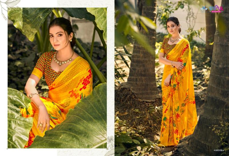 Vipul Urvashi catalog synthetic saree wholesalers surat
