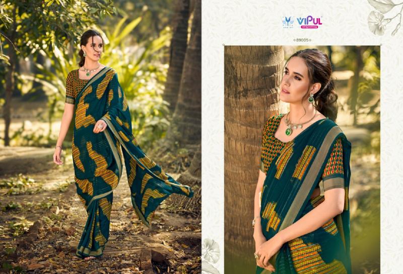 Vipul Urvashi catalog synthetic saree wholesalers surat