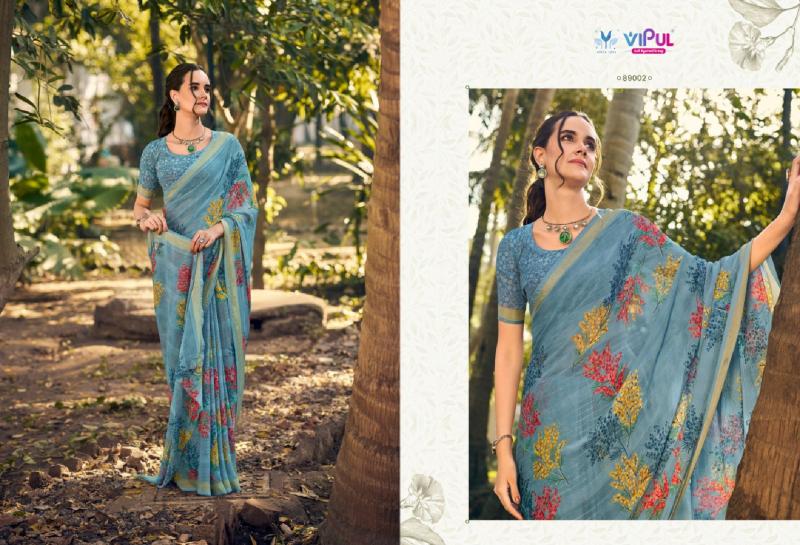 Vipul Urvashi catalog synthetic saree wholesalers surat