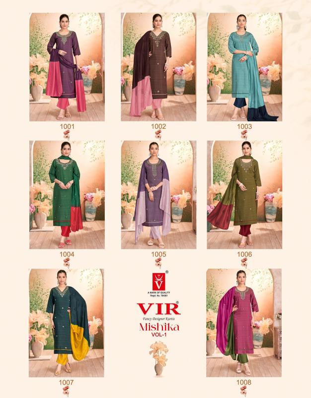 Vir Mishika vol 1 Catalog kurti market in india