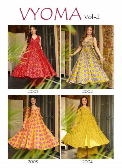 Vyoma Vol 2 catalog fab india long kurtis