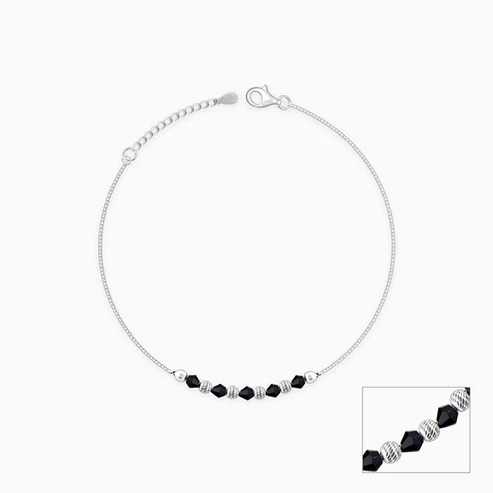 Nitya Silver Gypsy Gleams Anklet
