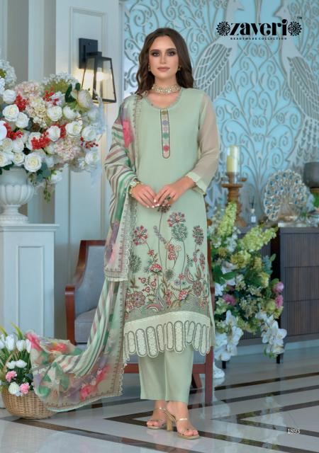 Zaveri Larisa catalog pakistani replica suits wholesale