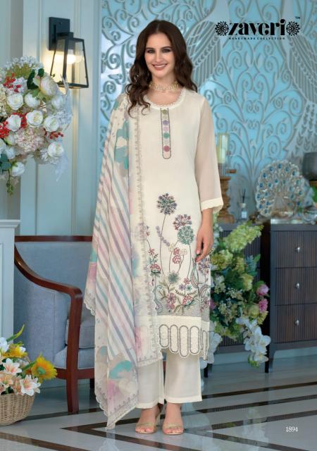 Zaveri Larisa catalog pakistani replica suits wholesale