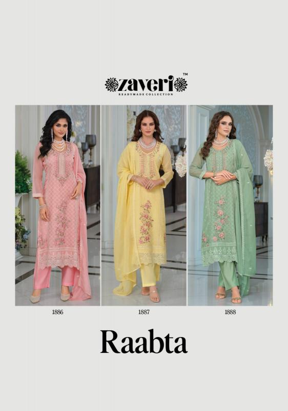 Zaveri Raabta catalog wholesale readymade pakistani suits