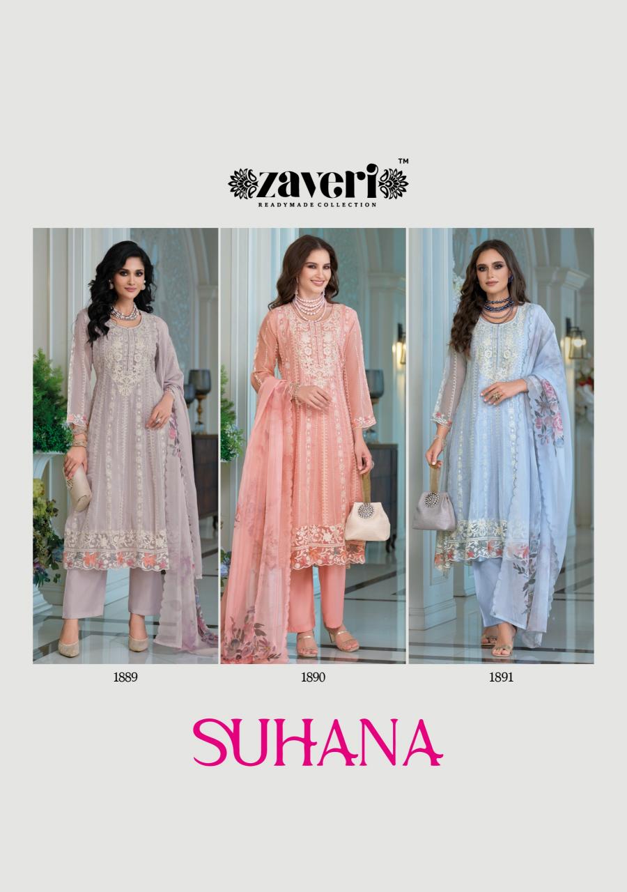 Zaveri Suhana catalog pakistani readymade suit wholesale