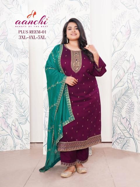 Aanchi Plus Reem 1 & 2 catalog best online kurtis in india