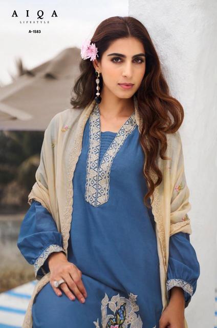 Aiqa Florence catalog wholesale salwar kameez silky by alisa