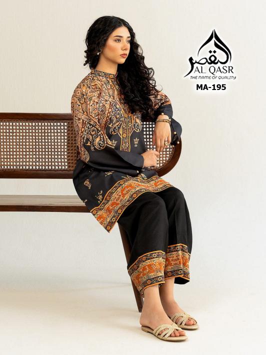 AL Qasr 195 catalog pakistani co ord set 