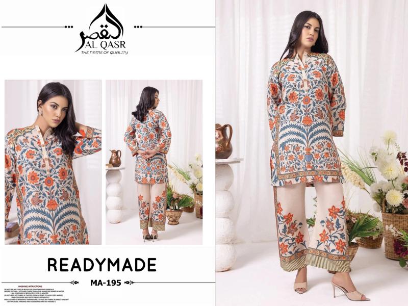 AL Qasr 195 catalog pakistani co ord set 