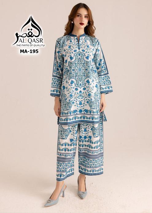 AL Qasr 195 catalog pakistani co ord set 