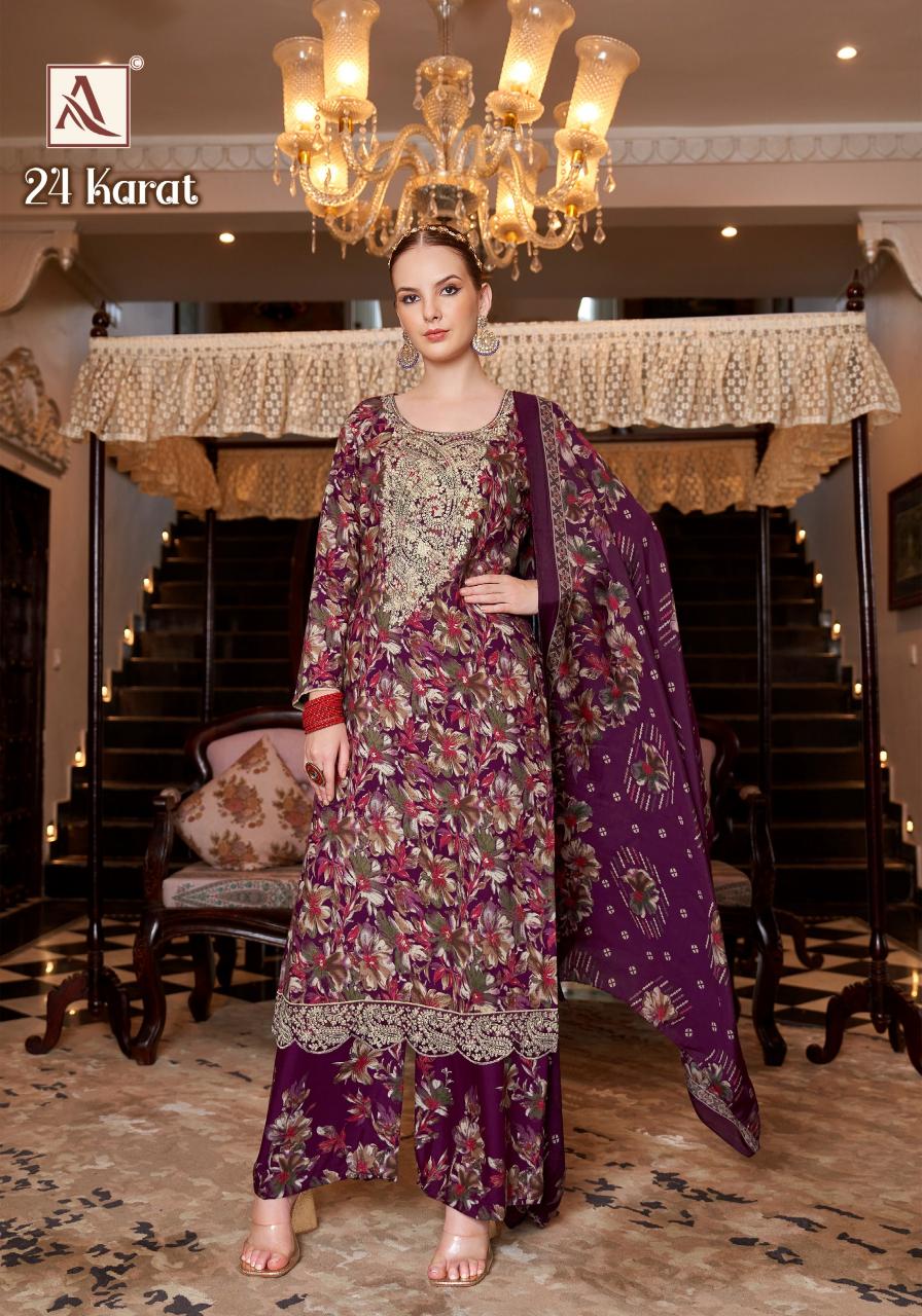 Alok 24 Karat catalog wholesale dress materials online chennai