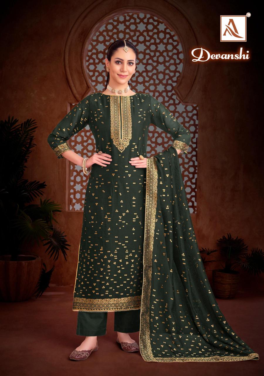 Alok Devanshi catalog best wholesale dress materials in india