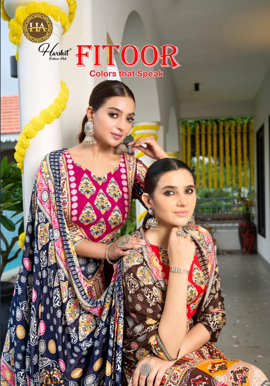 Alok Fitoor vol 1 Catalog wholesale dress materials inidamart