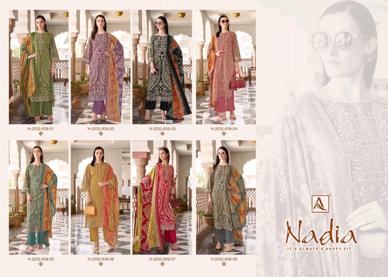 Alok Nadia catalog wholesale market ojnw for dress materials