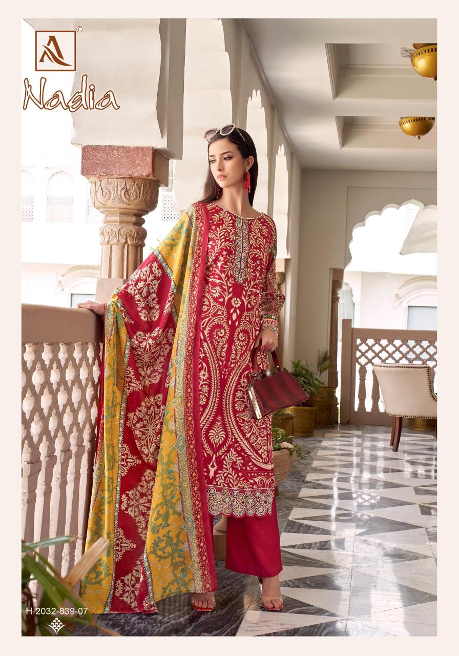 Alok Nadia catalog wholesale market ojnw for dress materials