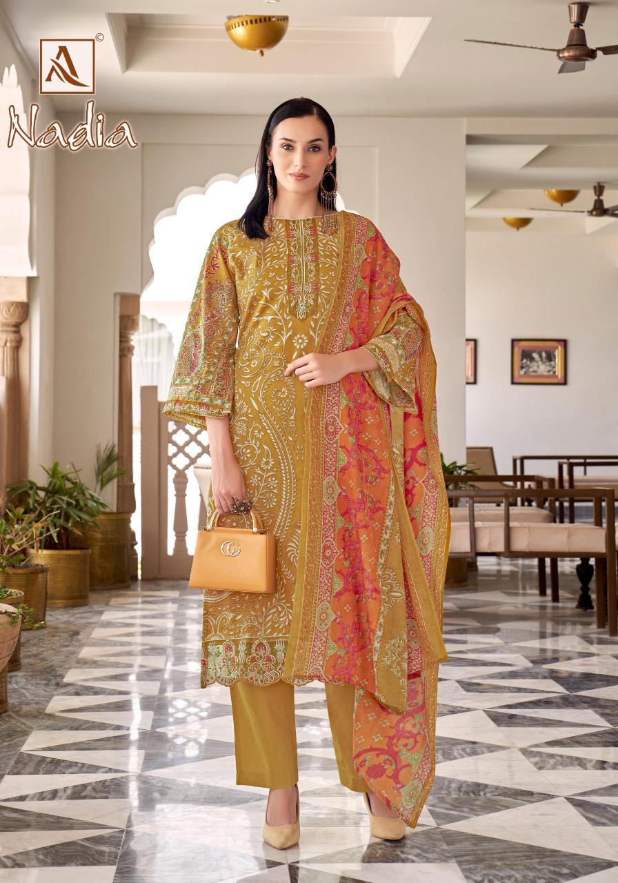 Alok Nadia catalog wholesale market ojnw for dress materials